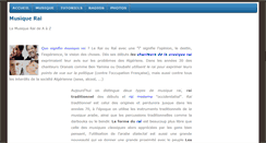 Desktop Screenshot of la-musique-rai.com