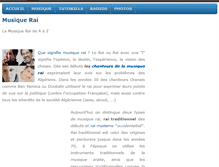 Tablet Screenshot of la-musique-rai.com